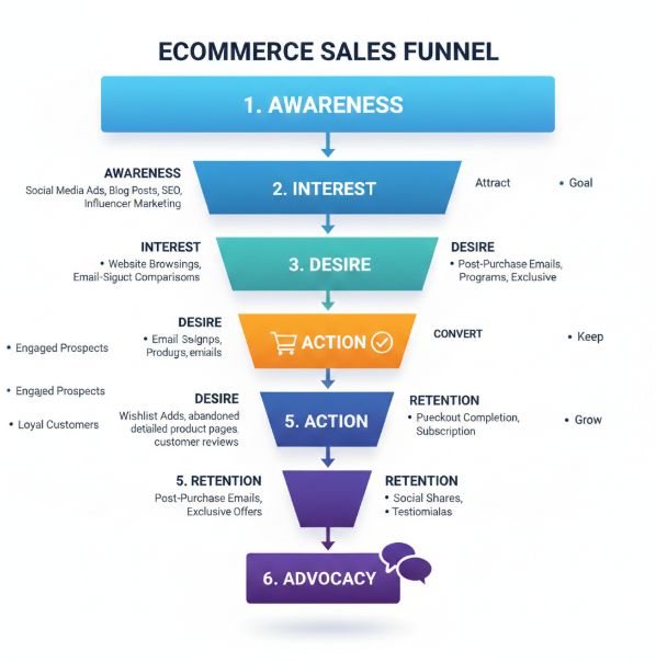 Ecommerce sales funnel