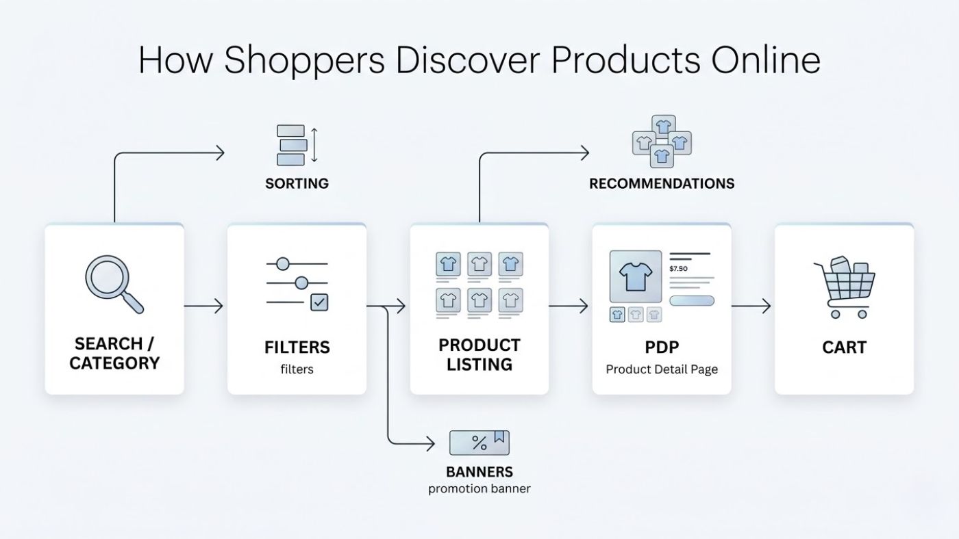 How shoppers discover products online