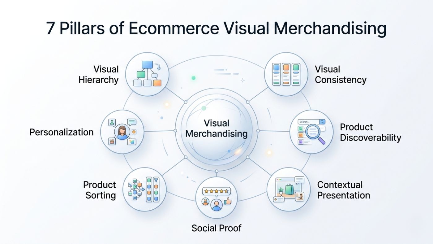 7 pillars of ecommerce visual merchandising