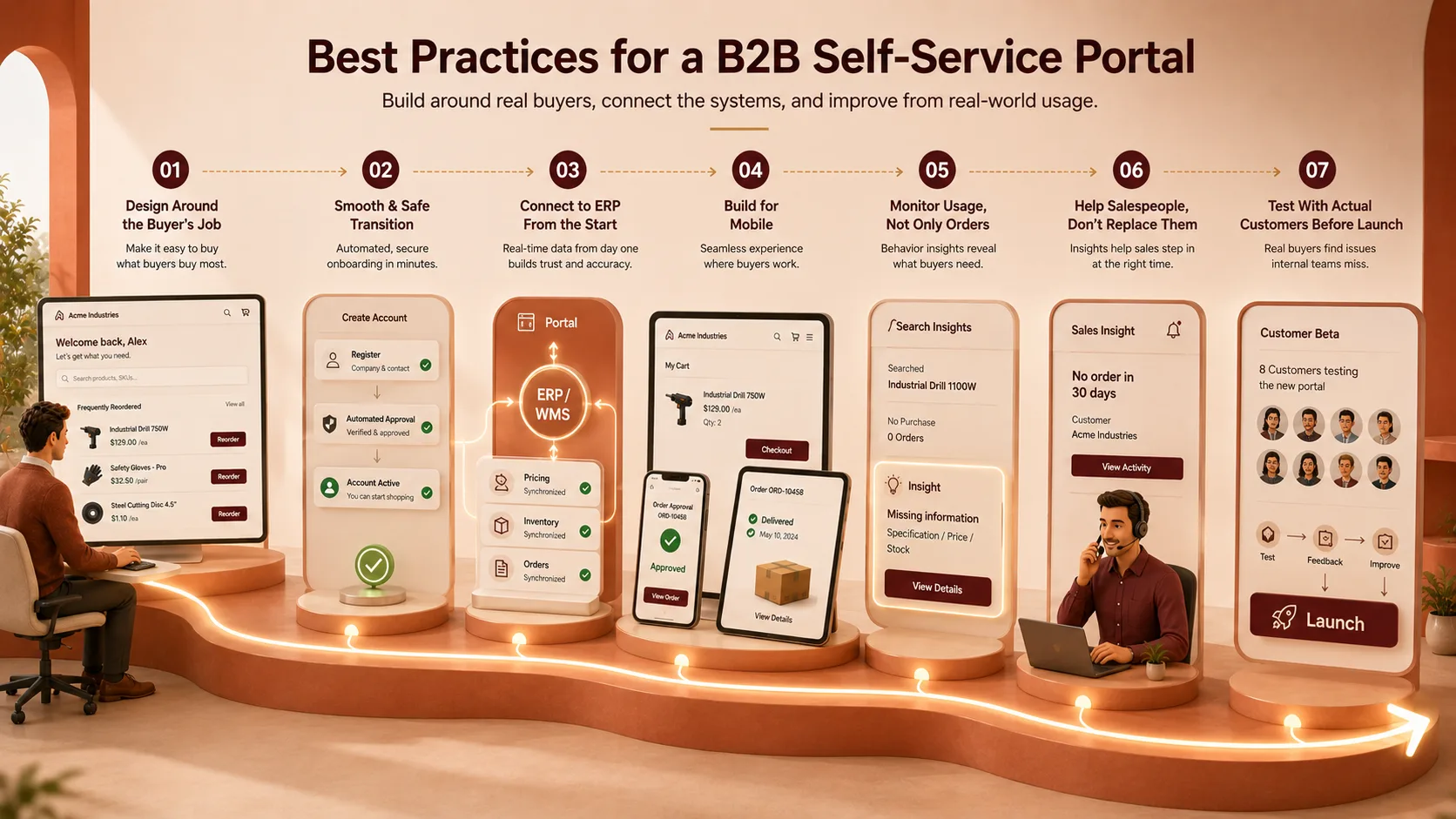 Best practices for B2B Self-Service Portal