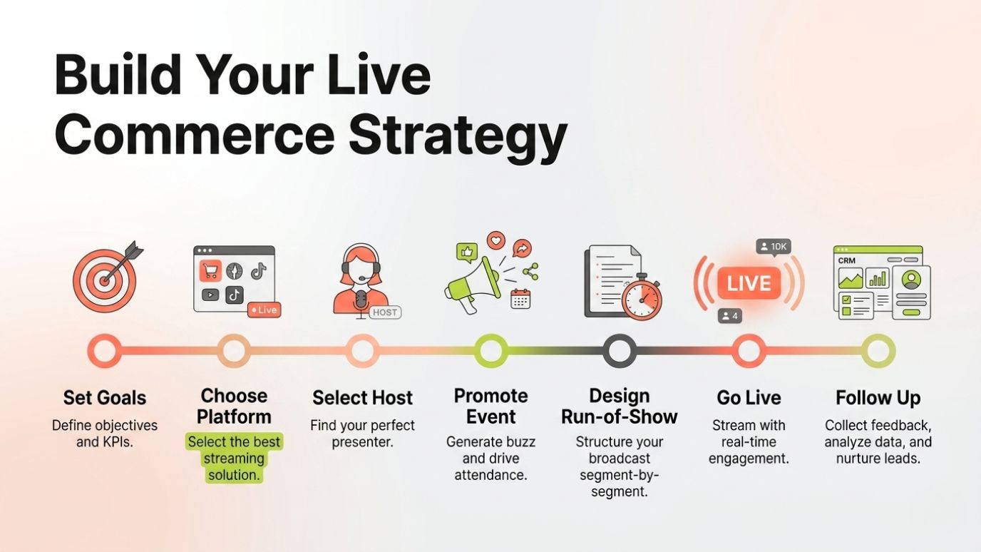 Step-by-Step Process to Build Your Live Commerce Strategy