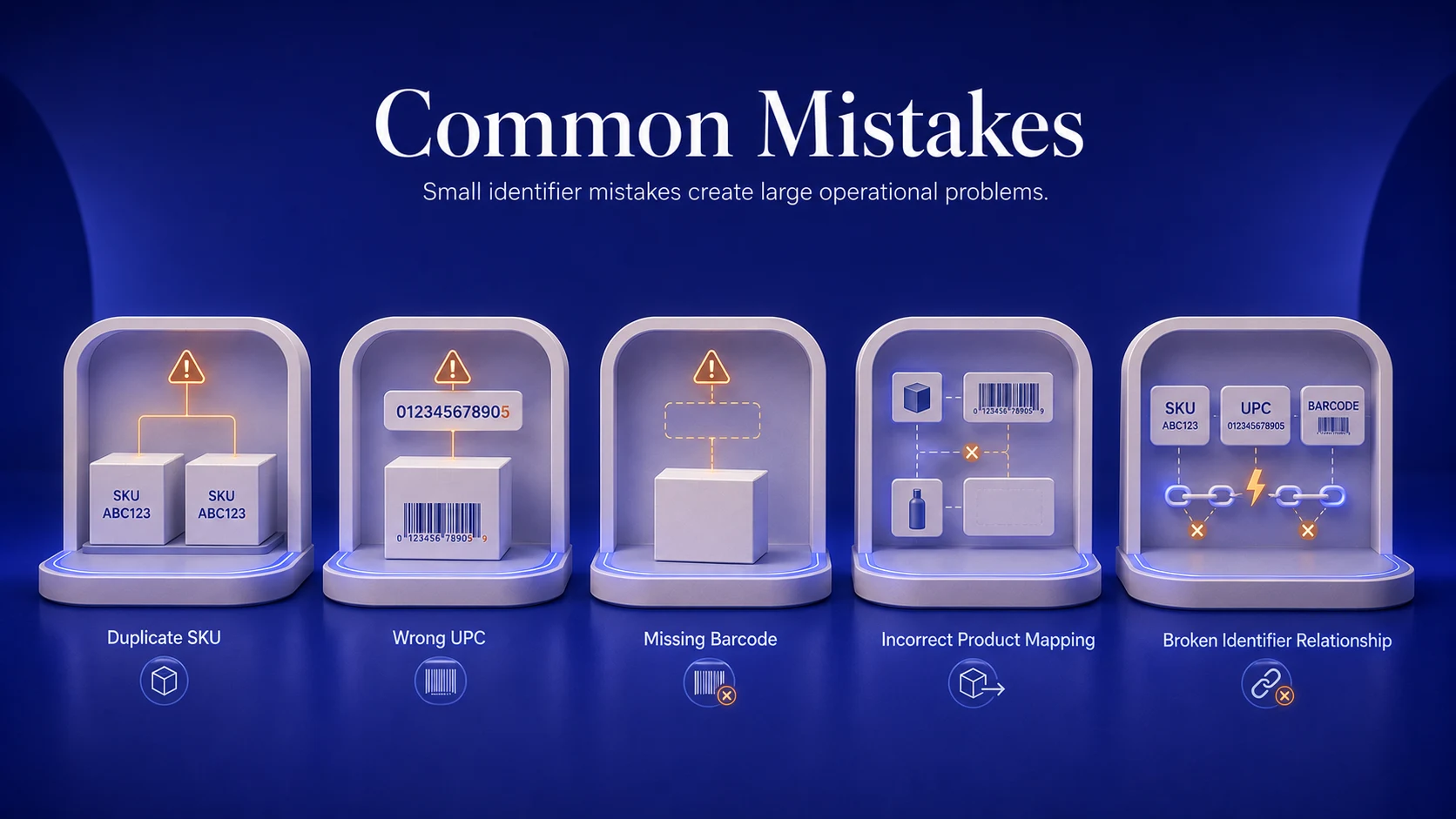 Common Mistakes Businesses Make with UPCs and SKUs