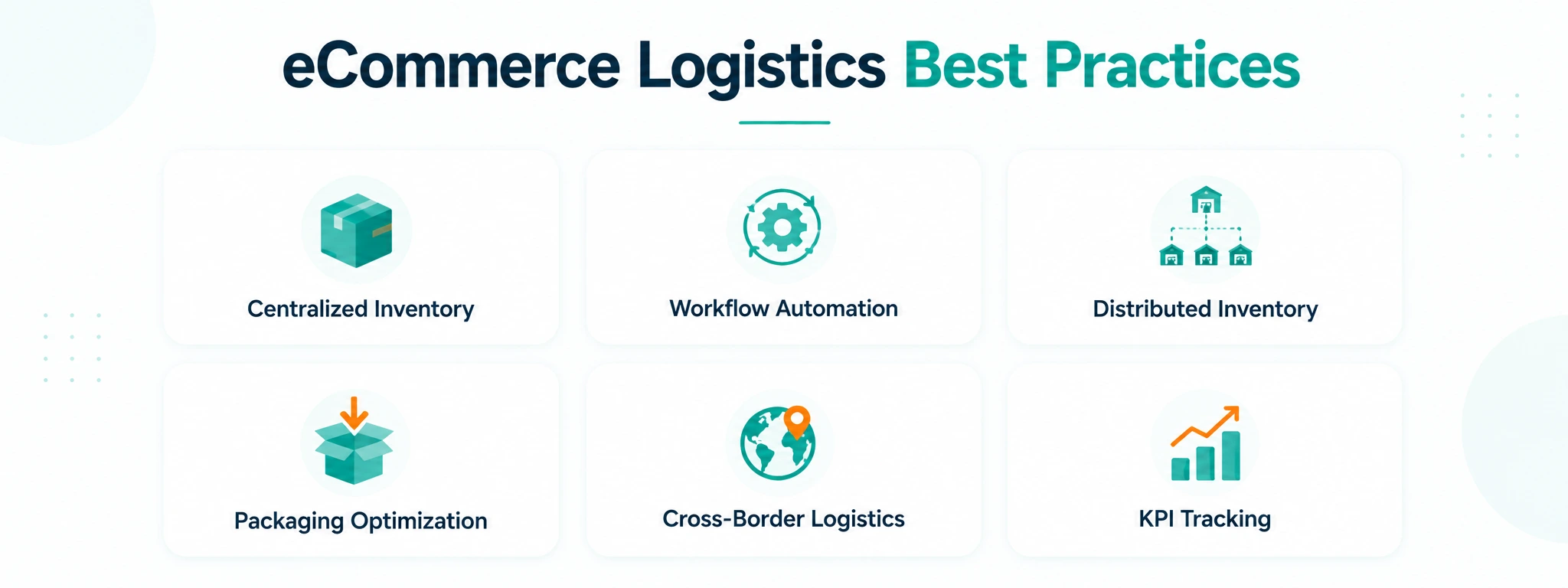 Best Practices for eCommerce logistics management