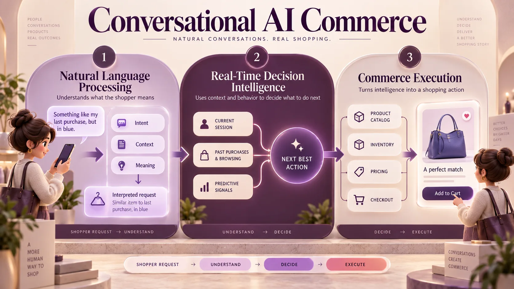 How Does Conversational AI Commerce Work