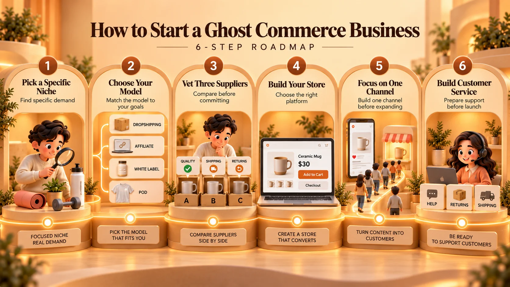 How Do You Start a Ghost Commerce Business