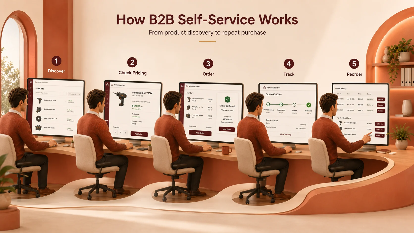 How B2B Self-Service Portal Work?