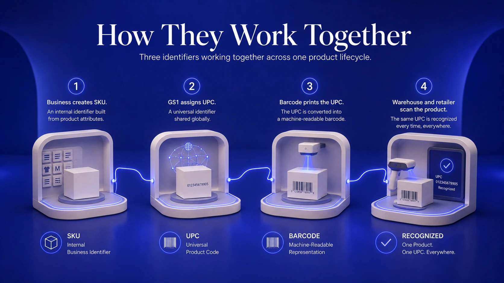 How SKUs, UPCs, and Barcodes Work Together