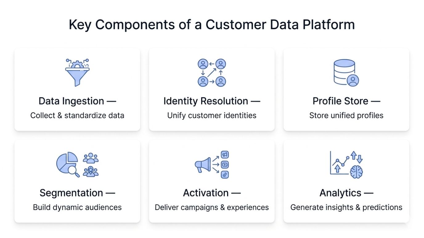 Key components of customer data platform