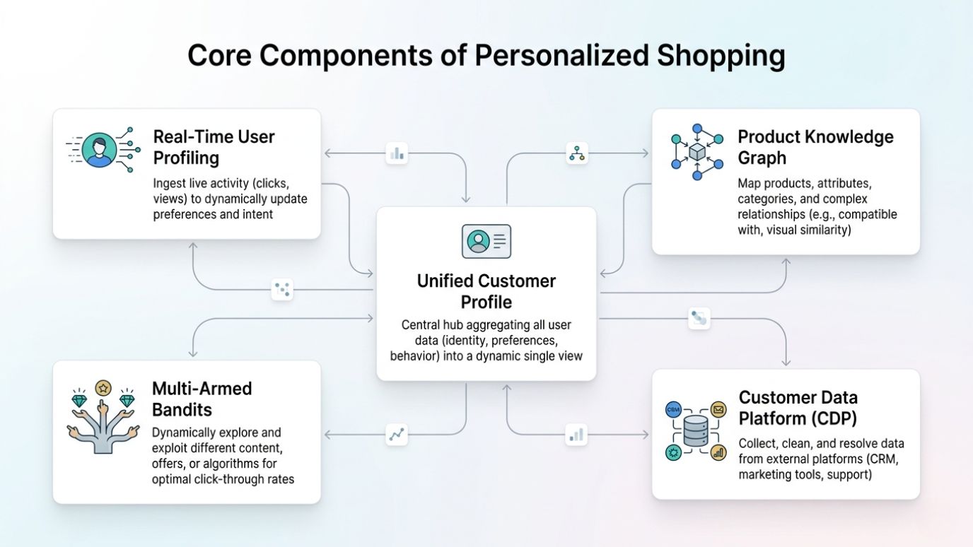 Key elements of AI-based personalized shopping