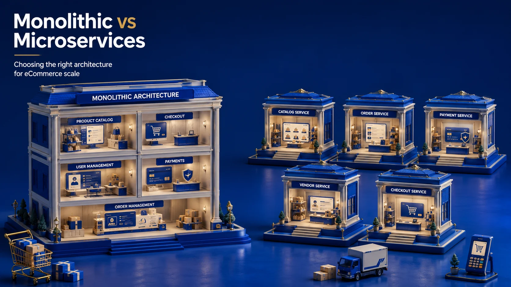 Monolithic vs Microservices Architecture for eCommerce