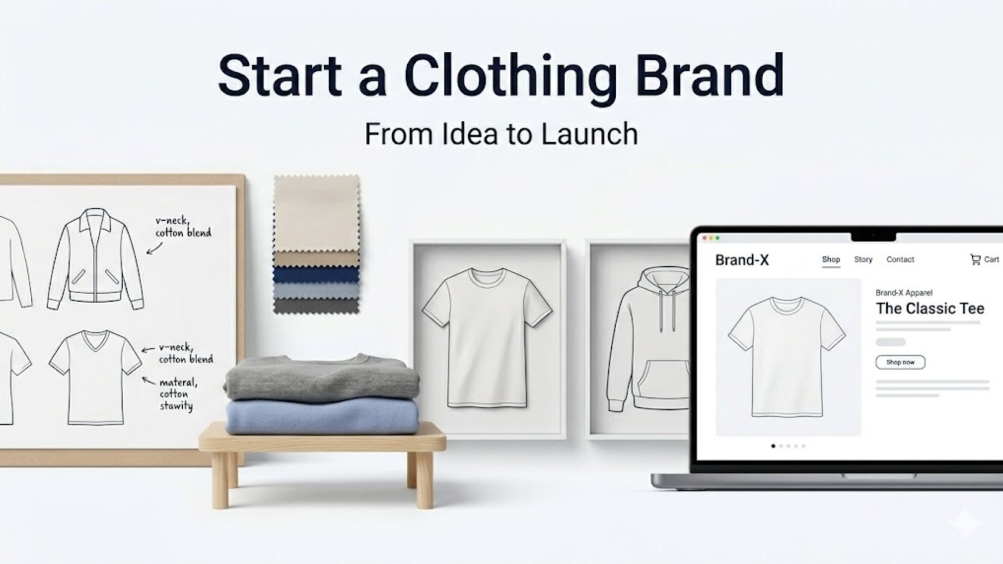 How to Start a Clothing Brand from Scratch