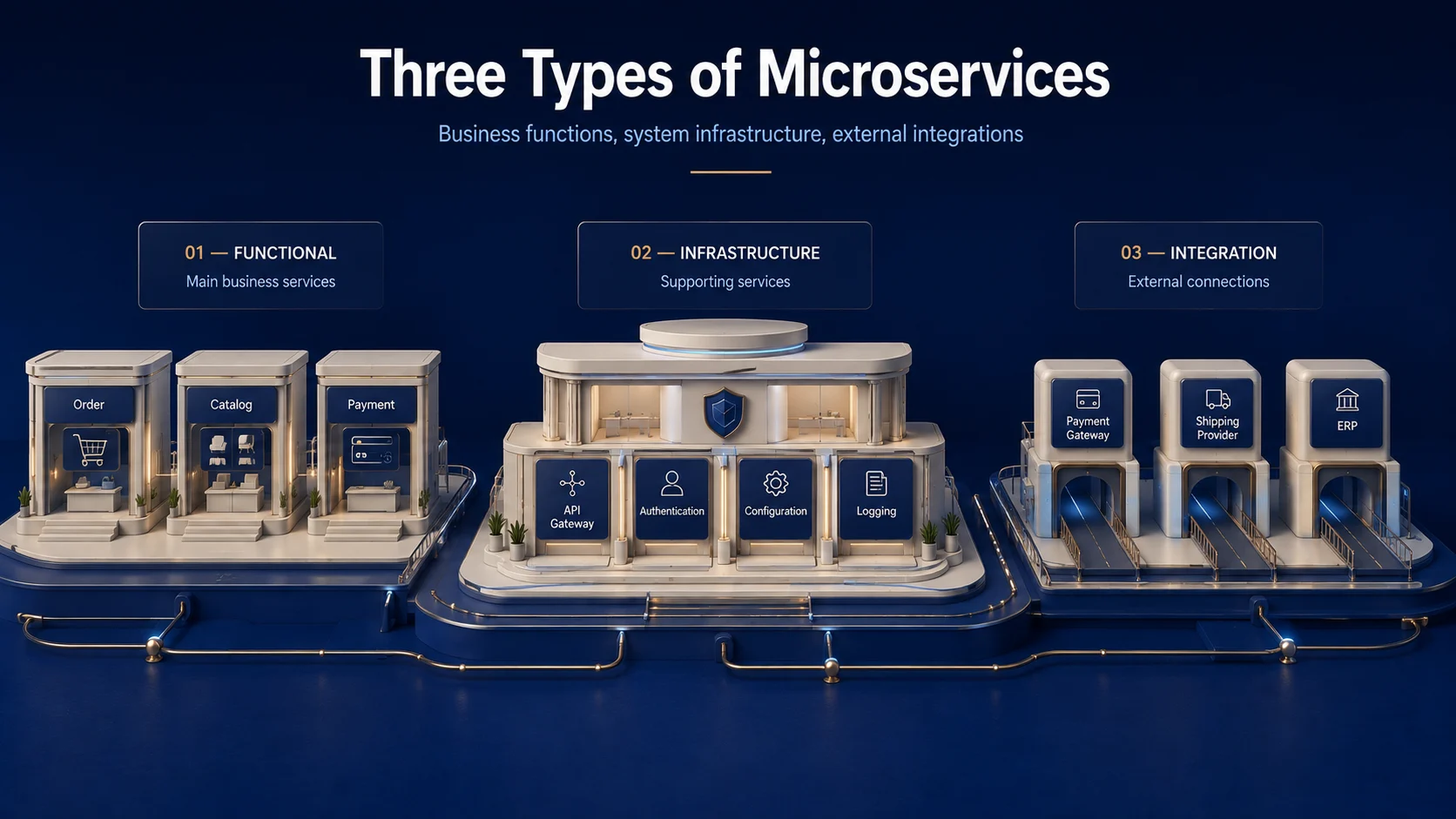 Three Types of Microservices